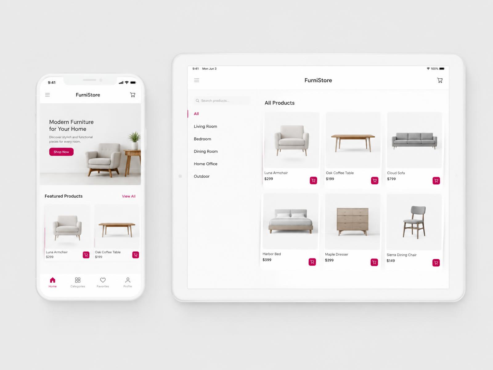 Furniture E‑commerce cover
